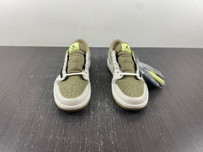 Air Jordan 1 Retro Low Golf Travis Scott Neutral Olive  FZ3124-200