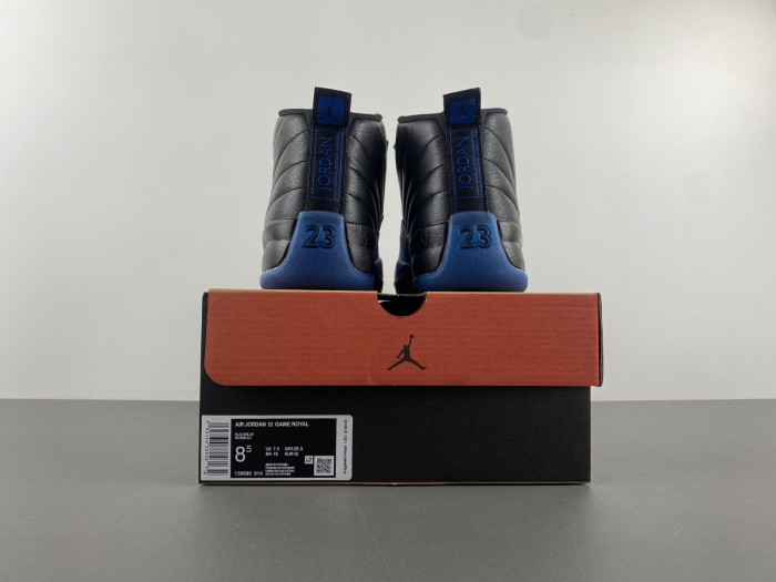 air Jordan 12 Retro Black Game Royal 130690-014