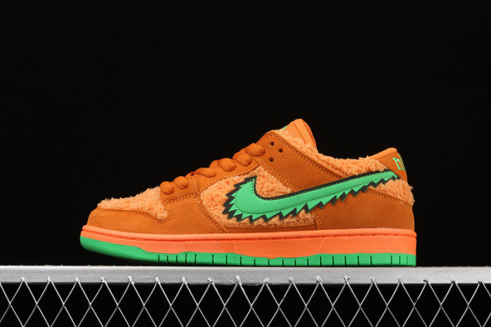 GRATEFUL DEAD X NIKE SB DUNK LOW "ORANGE BEAR"-CJ5378-800