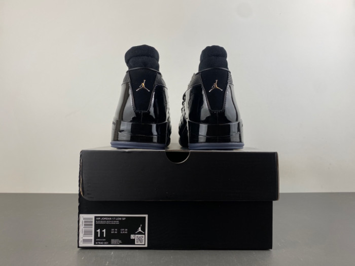 Air Jordan 17 Low Black Patent IV7640-001