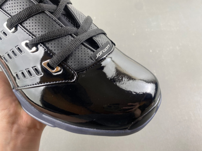 Air Jordan 17 Low Black Patent IV7640-001