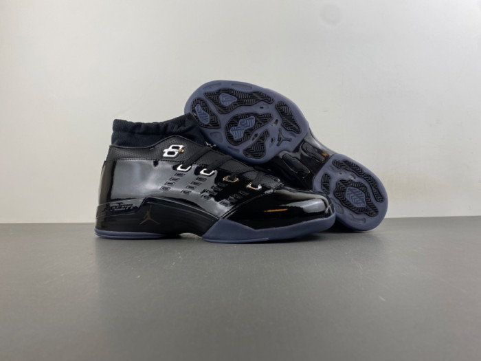 Air Jordan 17 Low Black Patent IV7640-001