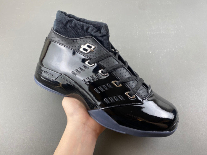 Air Jordan 17 Low Black Patent IV7640-001