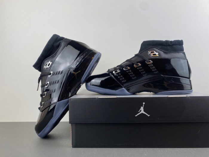 Air Jordan 17 Low Black Patent IV7640-001