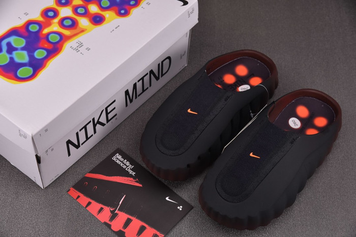 Nike Mind 001 Flyknit Slide Bronze Eclipse Total Orange IR2175-200