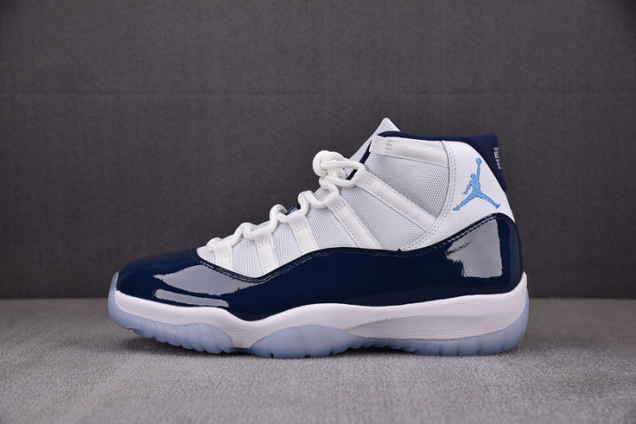AIR JORDAN 11 RETRO "WIN LIKE '82" UNIVERSITY BLUE MENS 378037-123