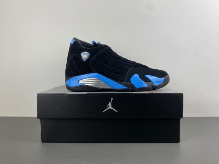 Air Jordan 14 “Black/University Blue” 487471-002