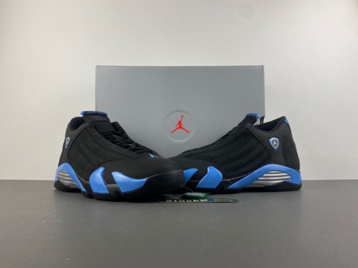 Air Jordan 14 “Black/University Blue”  487471-007