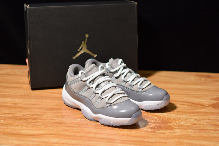 AIR JORDAN 11 LOW COOL GREY 528895-003