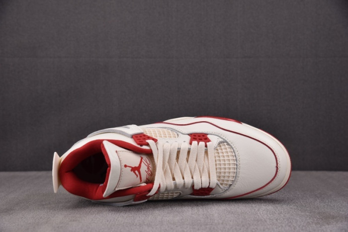 Air Jordan 4 Retro Pale Ivory Sierra Red (Women