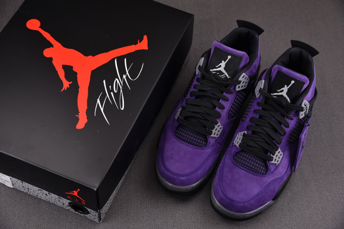 Travis Scott x Air Jordan 4 Retro Purple  AJ4-766296