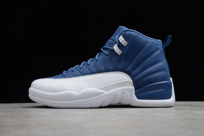 air JORDAN 12 RETRO STONE BLUE - 130690-404