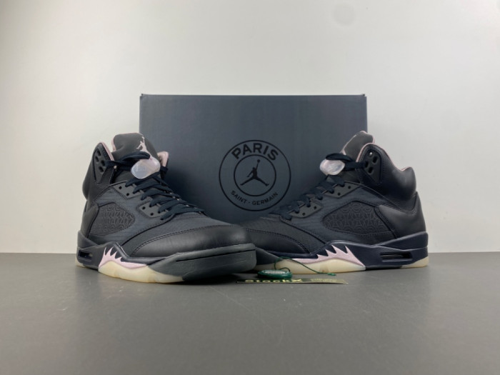 Air Jordan 5 Retro PSG Paris Saint-Germain Off Noir  HQ3004-001