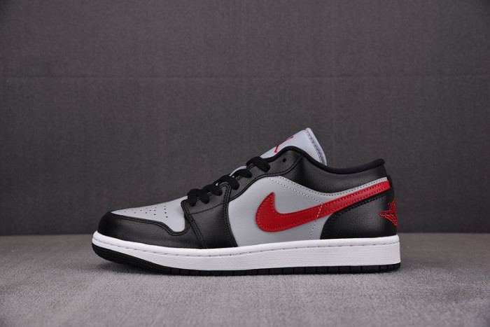 Air Jordan 1 Low Wolf Grey Gym Red (Women's) C0774-062