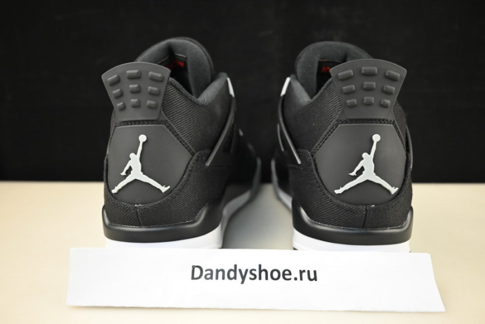 Air Jordan 4 Black Canvas DH7138-006