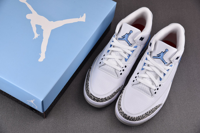 AIR JORDAN 3 RETRO “UNC” WHITE CT8532-104