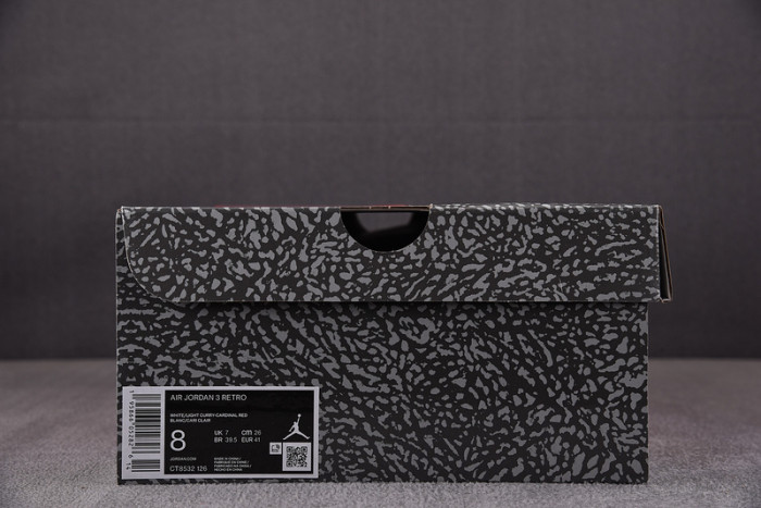 Air Jordan 3 “Cardinal Red”*CT8532-126