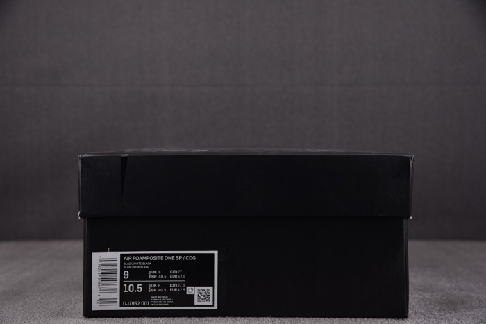 Nike Air Foamposite One Comme des Garcons Homme Plus Black DJ7952-001