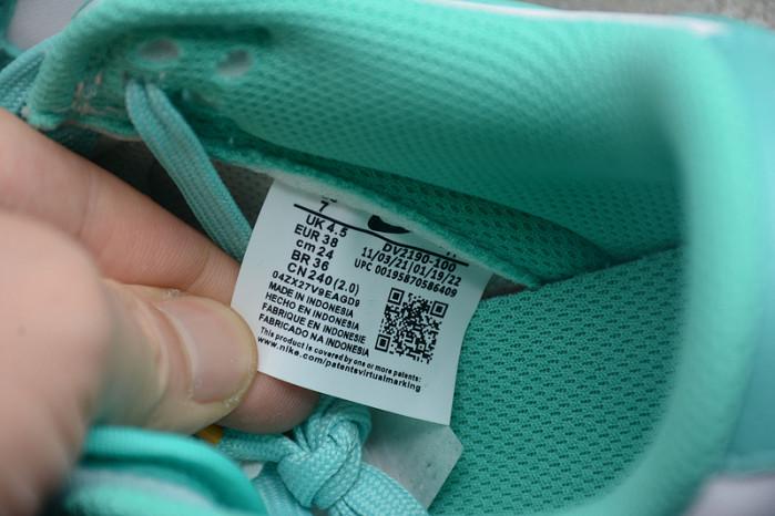 NIKE DUNK LOW WHITE TURQUOISE DV2190-100