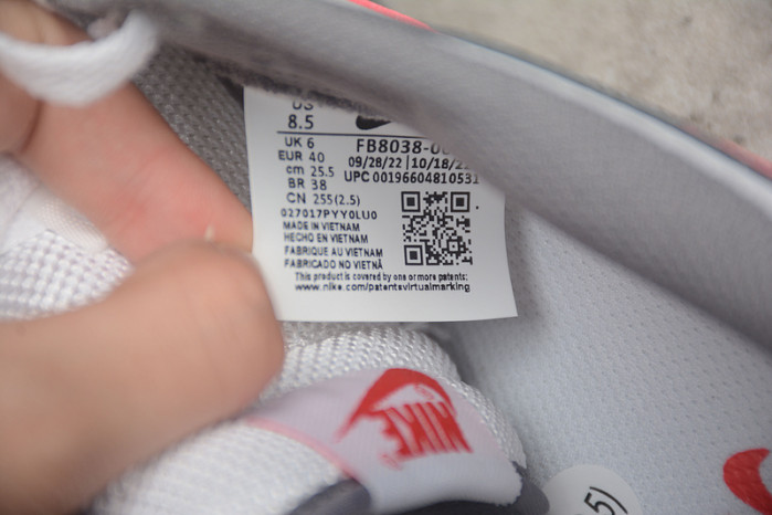 Nike Dunk Low Next Nature Smoke Grey Light Crimson FB8038-001