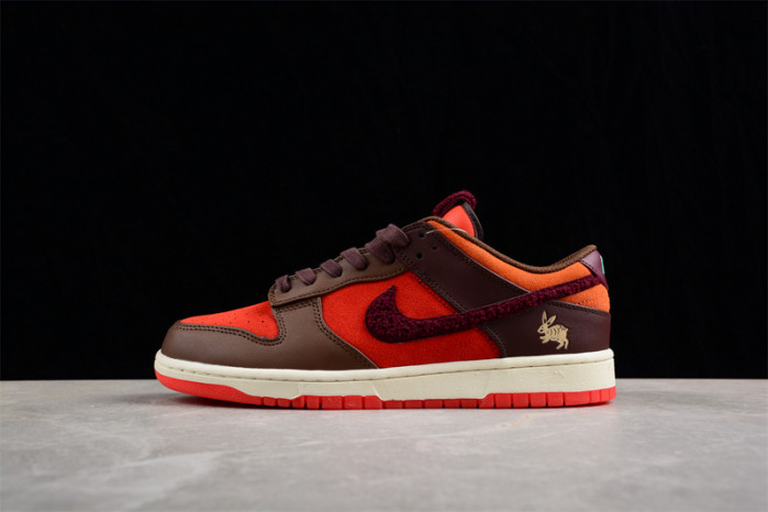 Nike Dunk Low Retro PRM Year of the Rabbit Light Crimson  FD4203-661