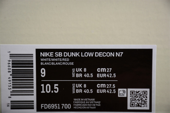 Nike SB Dunk Low Decon N7 Opti Yellow University Red FD6951-700