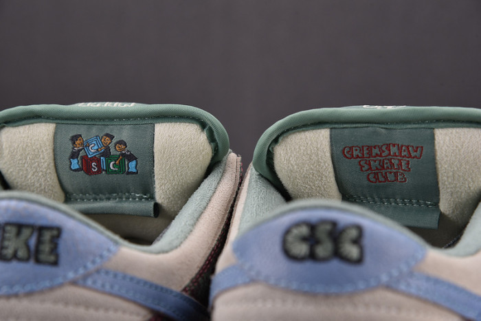 Crenshaw Skate Club x NK SB Dunk Low CSC FN4193-100
