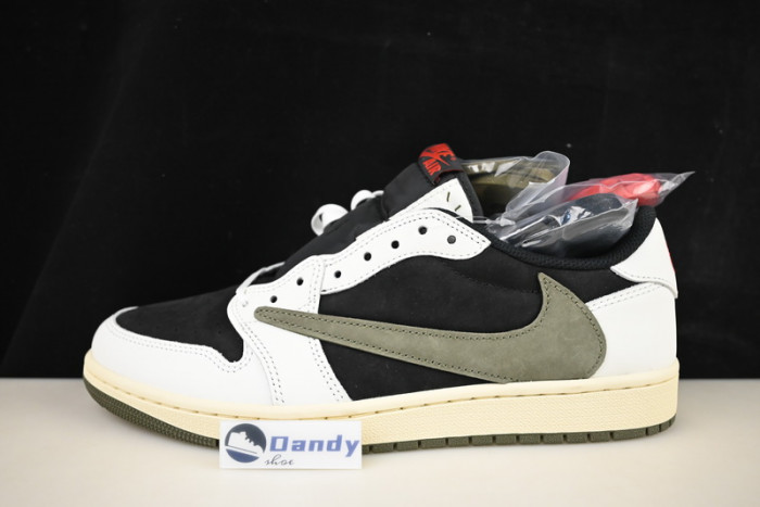 Air Jordan 1 Retro Low OG SP Travis Scott Olive (Women's) DZ4137-106