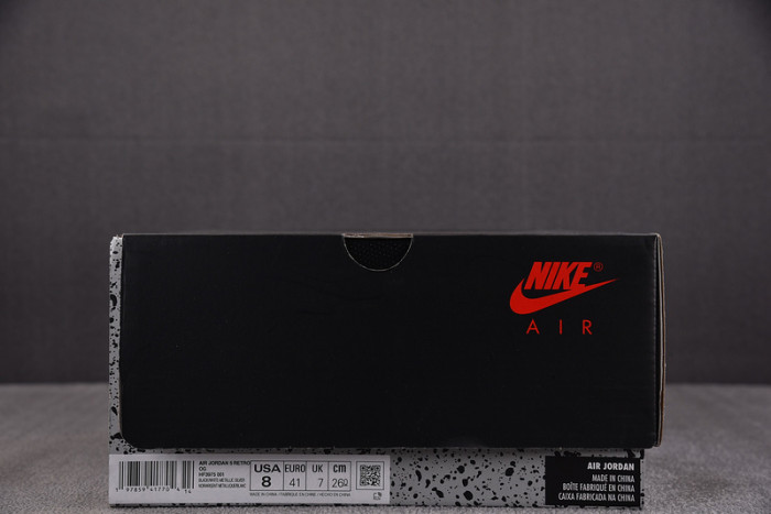 Air Jordan 5 “Black Metallic Reimagined” HF3975-001