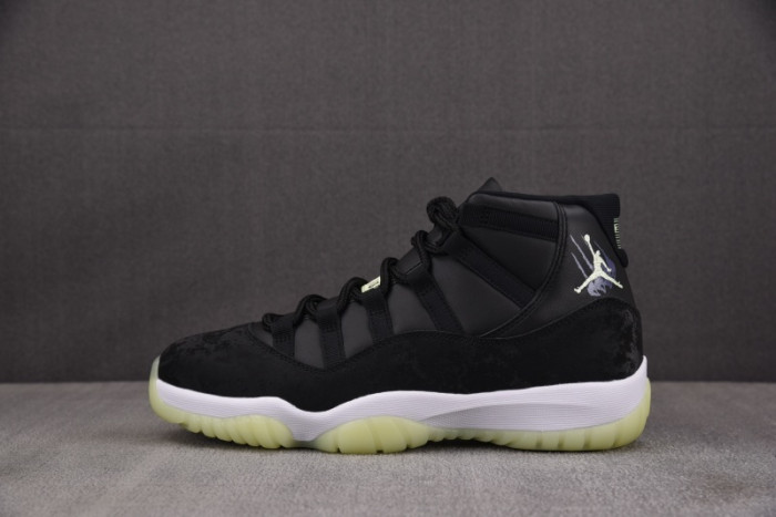 Air Jordan 11 Retro Black Barely Volt  IB1378-001