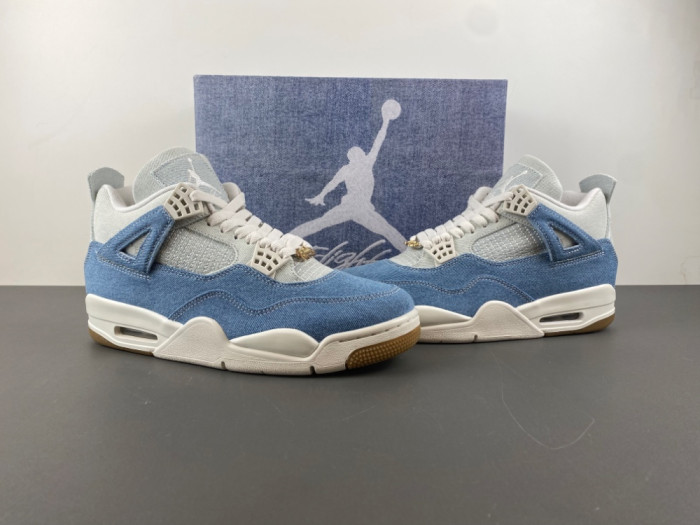 Air Jordan 4 Retro TEX Denim Worn Blue (Women