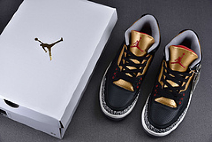 Air Jordan 3 WMNS Black Gold CK9246-067