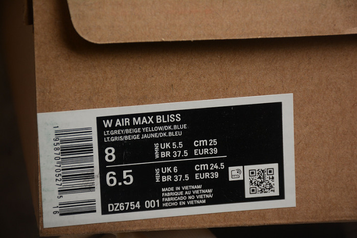 Nike Air Max Bliss Light Iron Cool Grey DZ6754-001