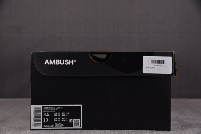 Nike Air Force 1 Low SP AMBUSH Black DV3464-001